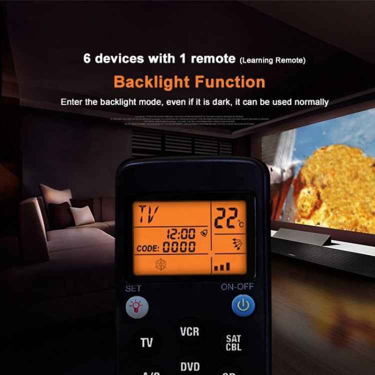 CHUNGHOP RM-991 6 In 1 Universal Learning Infrared Universal Remote Control