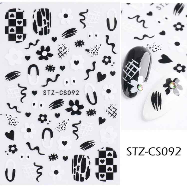 French Style Manicure Sticker Pop Stripe Line Nail Sticker