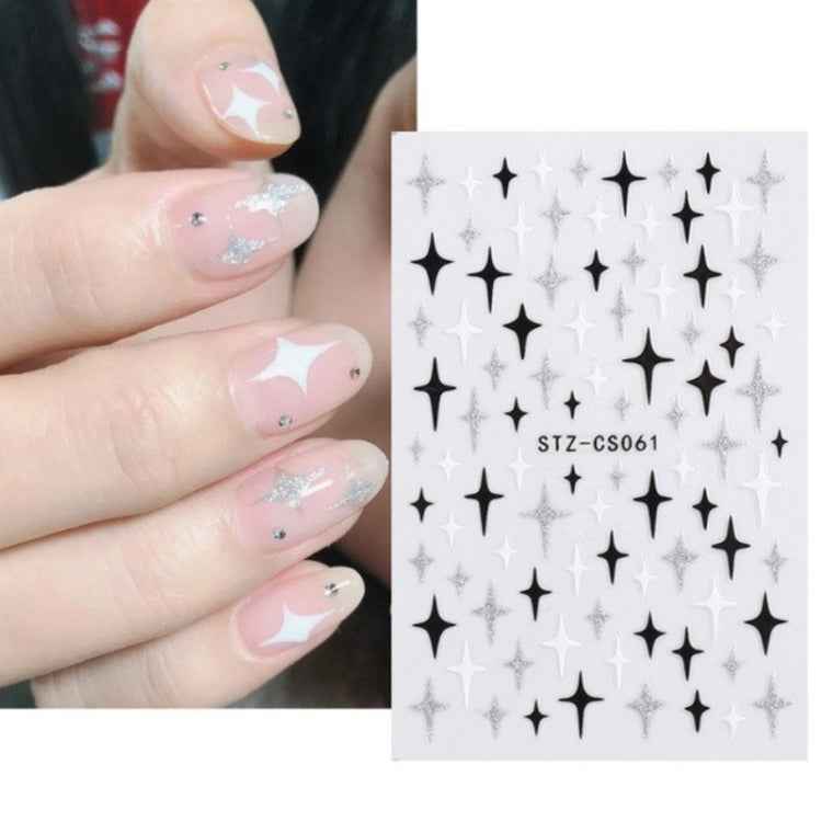 French Style Manicure Sticker Pop Stripe Line Nail Sticker