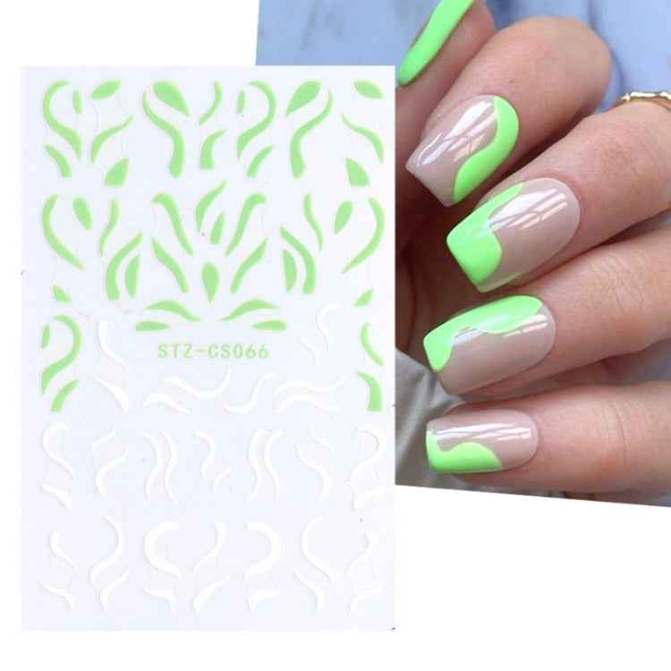 French Style Manicure Sticker Pop Stripe Line Nail Sticker