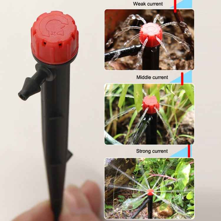 FH-118 13cm Adjustable 8 Holes Ground Plug Dripper Garden Irrigation System Watering Nozzle
