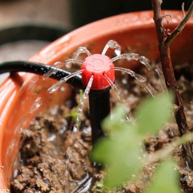 FH-118 13cm Adjustable 8 Holes Ground Plug Dripper Garden Irrigation System Watering Nozzle