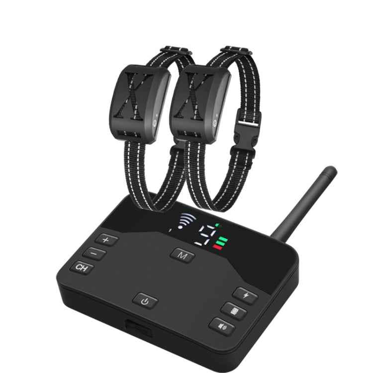 2-In-1 Electric Dog Fence & Remote Training Collar Adjustable Vibration & Shock
