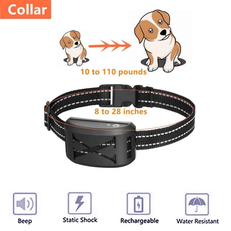 2-In-1 Electric Dog Fence & Remote Training Collar Adjustable Vibration & Shock