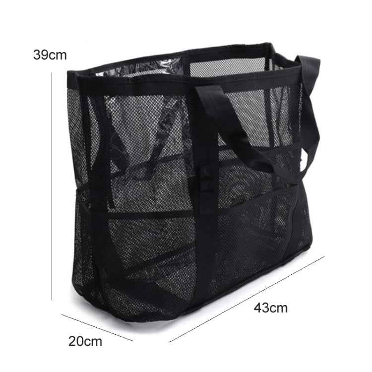 Large Capacity Mesh Swimming Tote Beach Bag