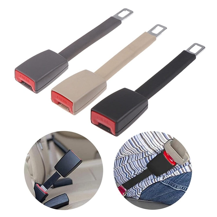 25cm Car Seat Belt Extension Snap Button, 25cm Beige, 25cm Grey, 25cm Black