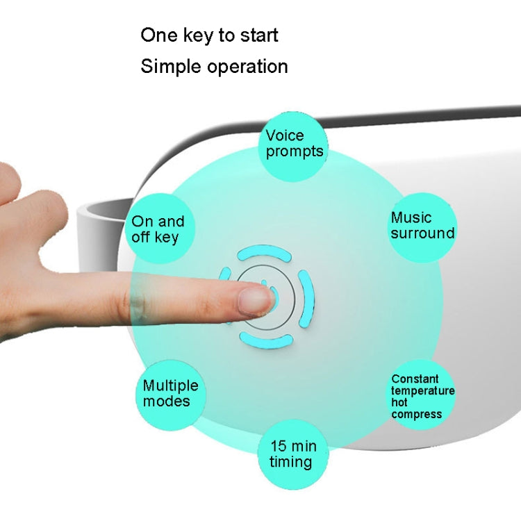 A216 Intelligent Wireless Eye Massage Instrument Pneumatic Vibration Hot Compress Eye Care Instrument, A216 Vibration Hot Compress