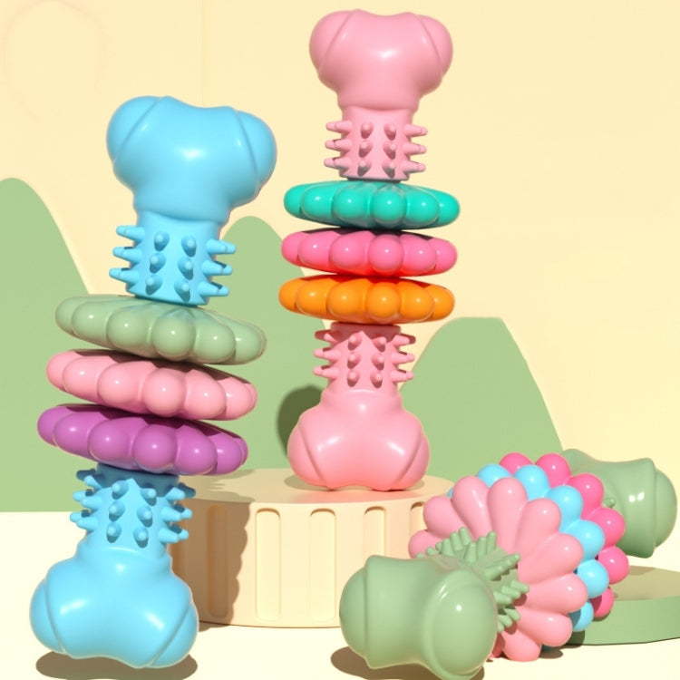 BG5056 TPR Pet Chewing Toys Bone Shape Dog Teething Stick, BG5056 (Blue), BG5056 (Pink), BG5056 ( Green)