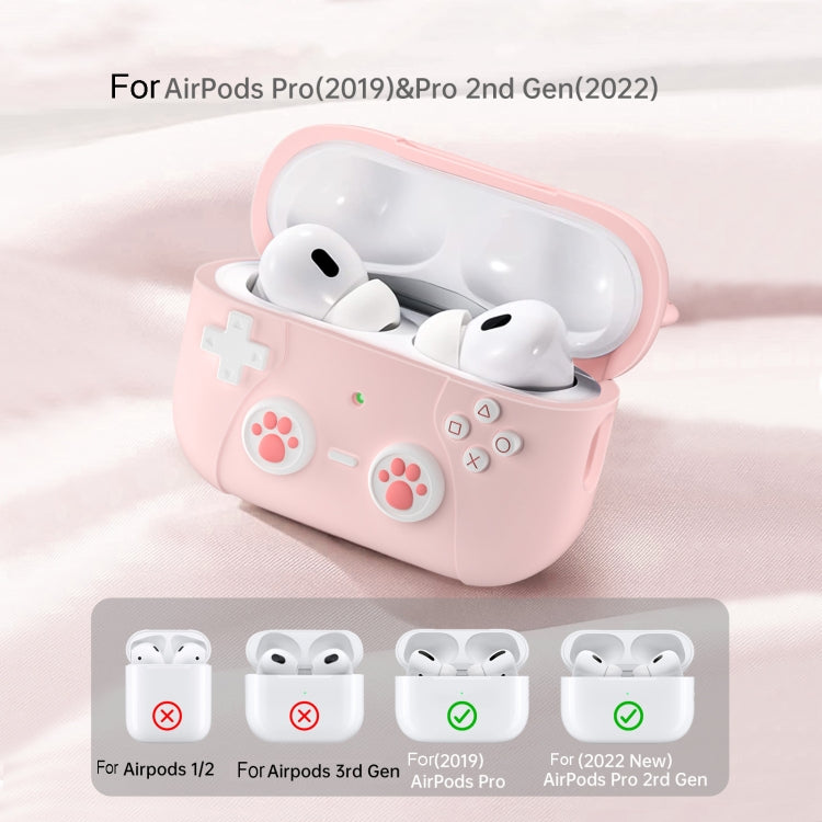 Earphone Silicone Protective Case Cat Claw Cover, For AirPods Pro 2