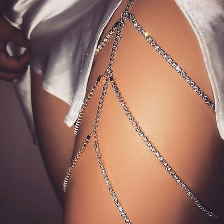 Layered Thigh Chain Women Body Chain