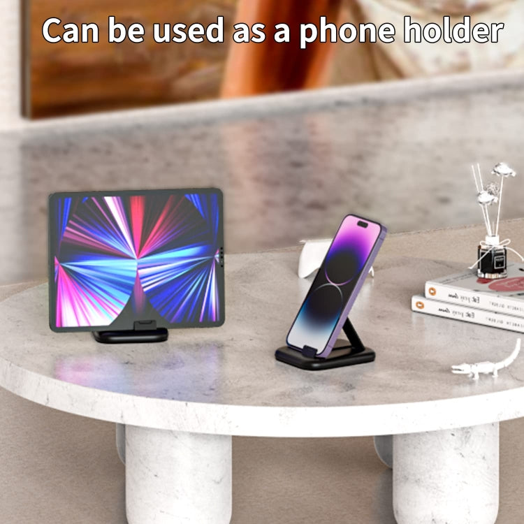 HE-C098 Multi-Functional USB Adapter Charging Cable Kit With Makeup Mirror & Phone Holder, HE-C098 Black, HE-C098 White