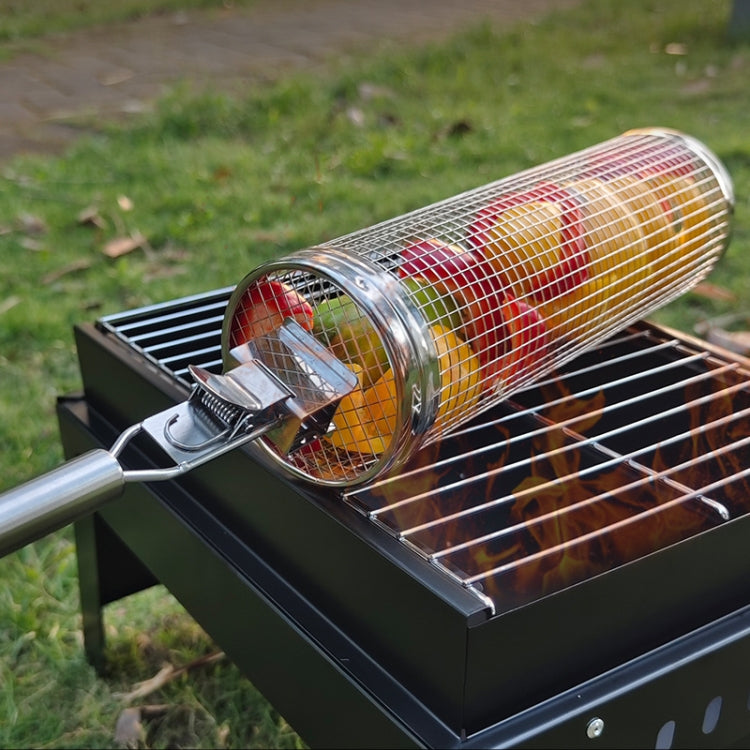 Upgrade With Handle BBQ Cage Stainless Steel Barbecue Basket