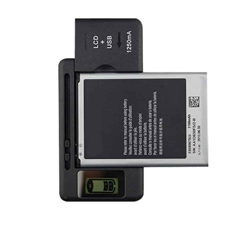 SS-5 Universal Cell Phone Battery Charger With USB Output & LCD Display, US Plug