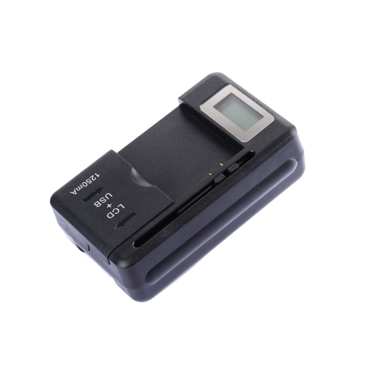 SS-5 Universal Cell Phone Battery Charger With USB Output & LCD Display, US Plug
