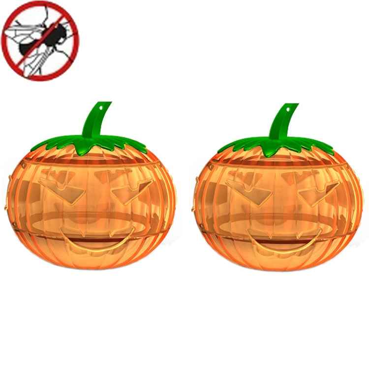 SJZ060 2pcs/set Pumpkin Shaped Fruit Fly Traps Fruit Fly Trap Bee Trap