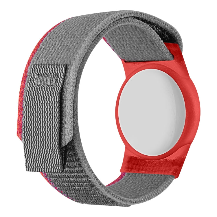 For AirTag 2nd Gen / AirTag 1st Gen Nylon Strap Wristband Anti-lost Tracker Protective Case