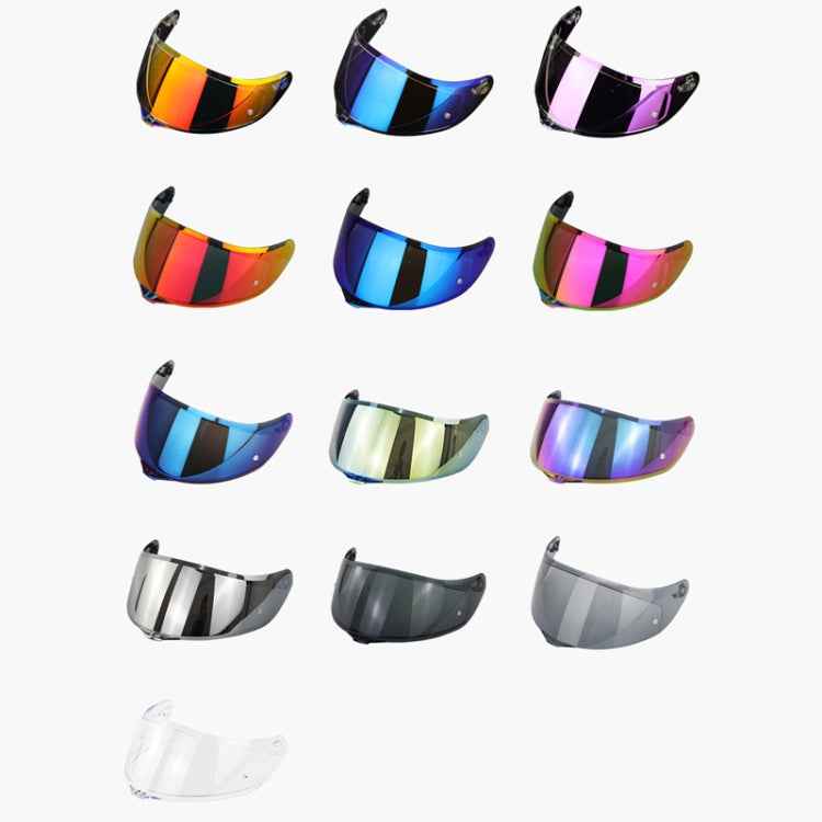 Motorcycle Helmet Lens with Anti-fog Spikes for SOMAN K1/K3SV/K5, Transparent REVO Red, Transparent REVO Purple, Transparent REVO Blue, Dark Tea Revo Red, Dark Tea Revo Blue, Tea Film Revo Purple Red Gold, Silver Plated, Dark Tea, Gold Flakes, Color Fi...