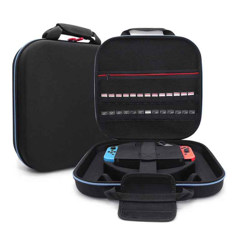 For Nintendo Switch Double Fitness Ring Storage Bag EVA Portable Hard Shell Host Package Accessories