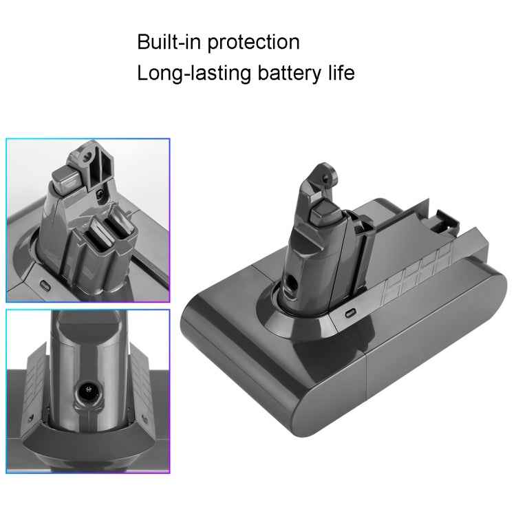 For Dyson V6 Series Handheld Vacuum Cleaner Battery Sweeper Spare Battery, 1.5Ah, V6 2.2Ah, 2.6Ah, 3.0Ah, 3.5Ah, 4.0Ah
