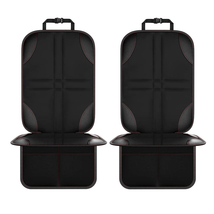 2pcs Child Car Seat Protector Non-Slip Base Material + Waterproof 600D Fabric