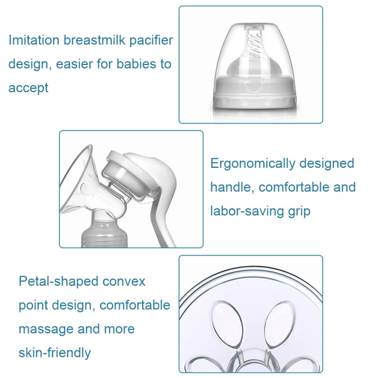 Adjustable Force Breast Pump 2 in 1 Manual Breast Pump Maternity Products