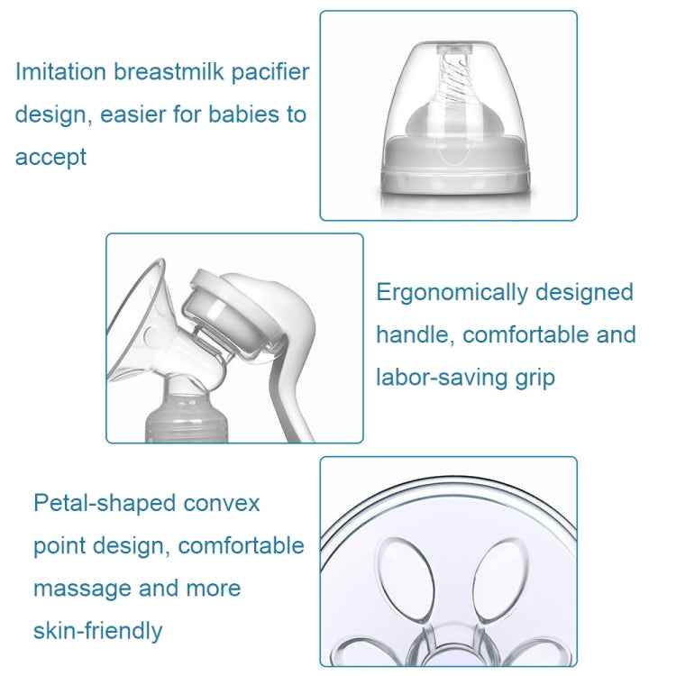 Adjustable Force Breast Pump 2 in 1 Manual Breast Pump Maternity Products