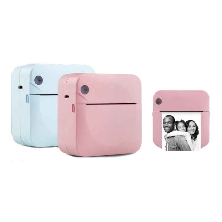 C17 Bluetooth Pocket Mini Label Printer Inkless Thermal Printer Wireless Photo Printer, White, Pink, Blue
