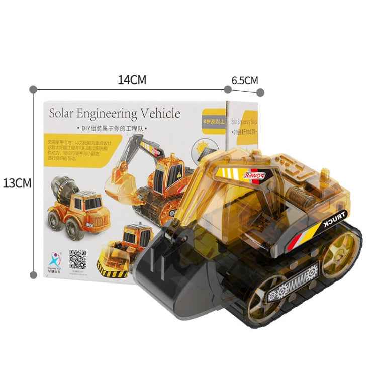 DIY Solar Toys Assembled Engineering Vehicle Model Educational Toy, Engineering Vehicle
