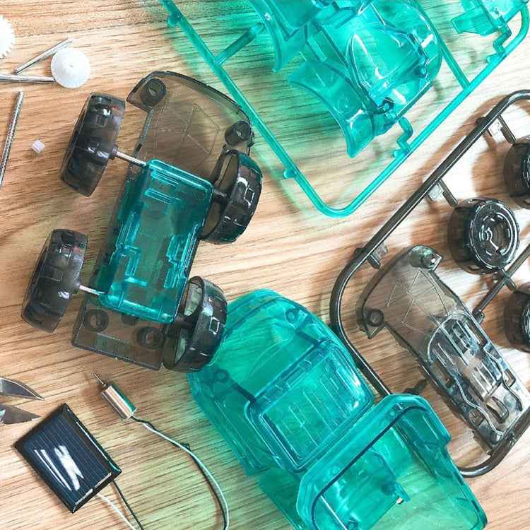 DIY Solar Toys Assembled Engineering Vehicle Model Educational Toy, Engineering Vehicle
