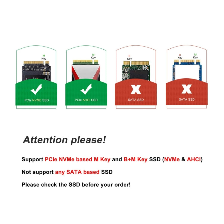 M.2 PCIE NVME SSD Adapter For MacBook Air Pro Retina Mid 2013-2017, M.2 PCIE NVME SSD Green, M.2 PCIE NVME SSD Black