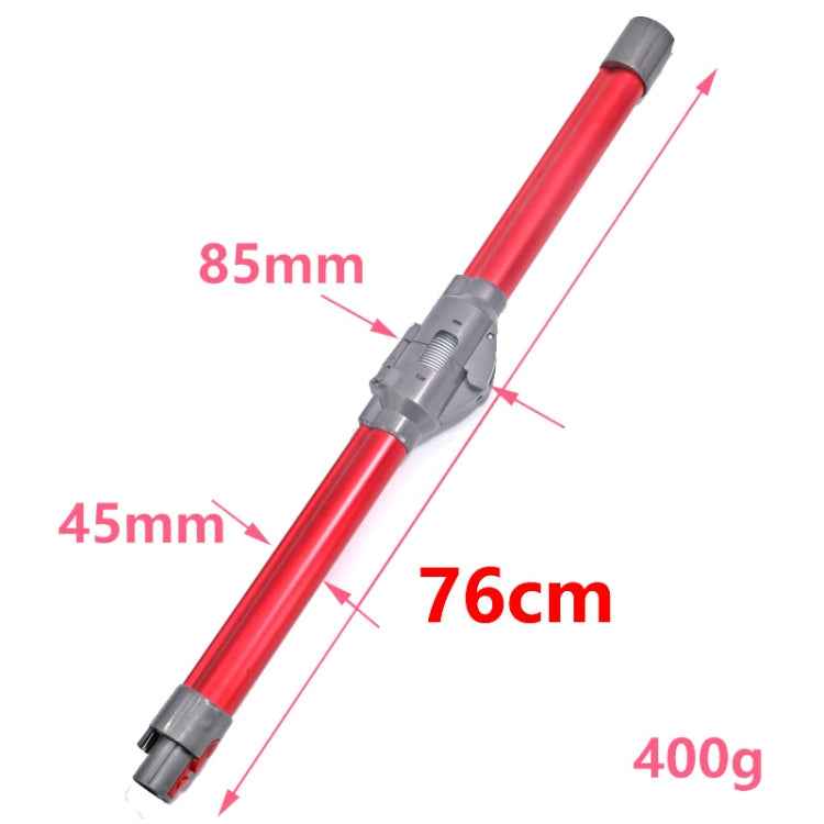 For Dyson V7 V8 V10 V11 Vacuum Cleaner Foldable Extension Rod Accessories, Foldable Pipe (Red)