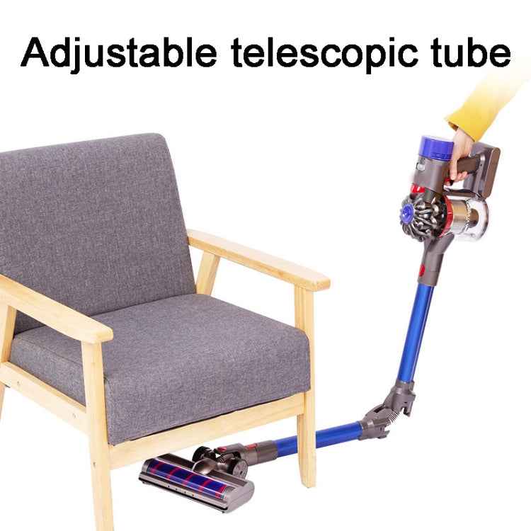 For Dyson V7 V8 V10 V11 Vacuum Cleaner Foldable Extension Rod Accessories, Foldable Pipe (Red)