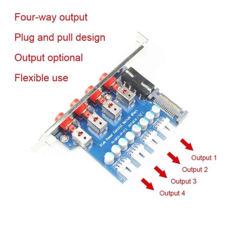 Desktop Computer Disk Drive Power Control Switch Saving Power Controller, Control Switch