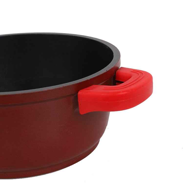 Silicone Anti Scalding Pot Handle, Black Small, Black Medium, Black Large, Red Small, Red Medium, Red Large