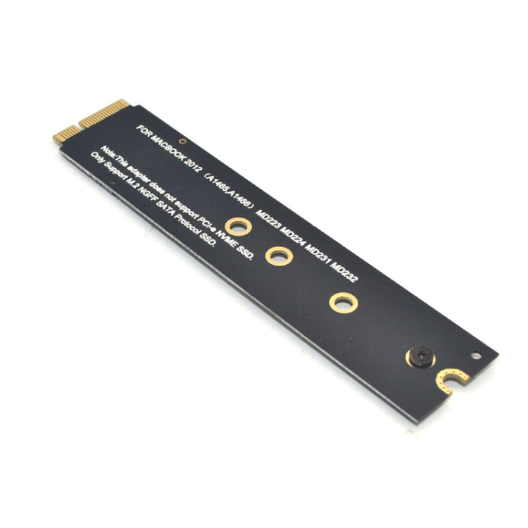 M.2 NGFF SATA To MAC SSD Adapter Riser Card For MacBook Air 2012 A1465 A1466, Long Type, With Screwdriver