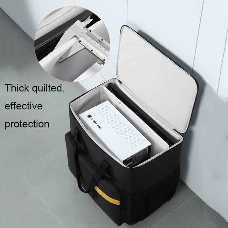 BUBM Computer Host Detachable Trolley Shockproof Waterproof Storage Bag With Wheels