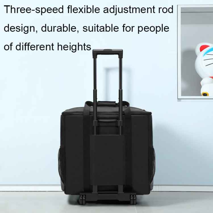 BUBM Computer Host Detachable Trolley Shockproof Waterproof Storage Bag With Wheels