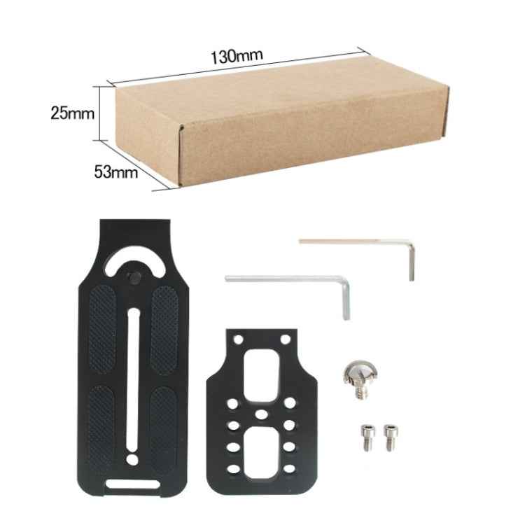 BEXIN L130-50 Camera Quick Release Plate L-shaped Vertical Board, L130-50