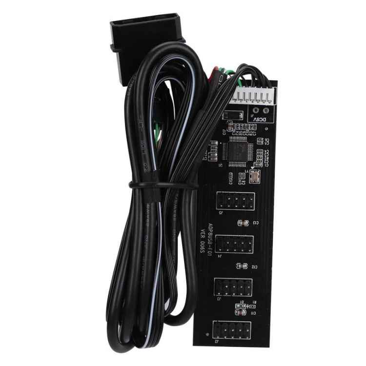 USB 2.0 9pin To 4 9pin Hub Internal Motherboard Header With 4pin Powered, 9pin To 4 9pin