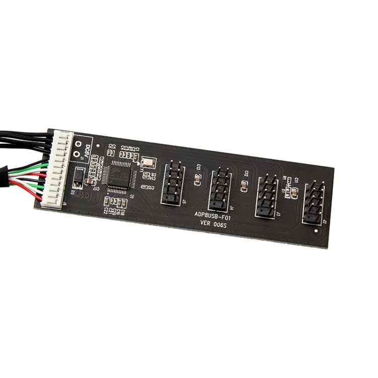 USB 2.0 9pin To 4 9pin Hub Internal Motherboard Header With 4pin Powered, 9pin To 4 9pin