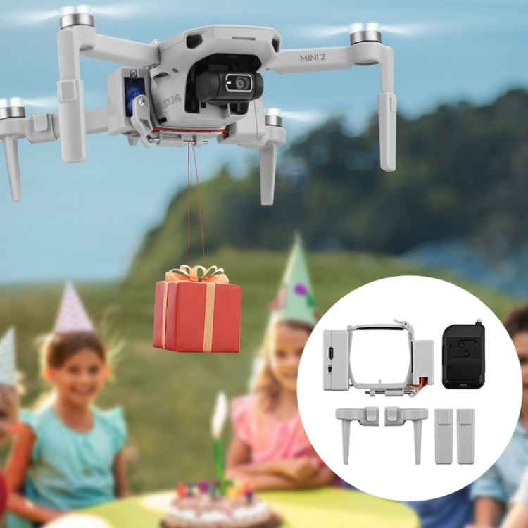 For DJI MINI 2/Mavic Mini/Mini SE Airdrop System Fishing Bait Wedding Ring Deliver Life Rescue Throw Thrower