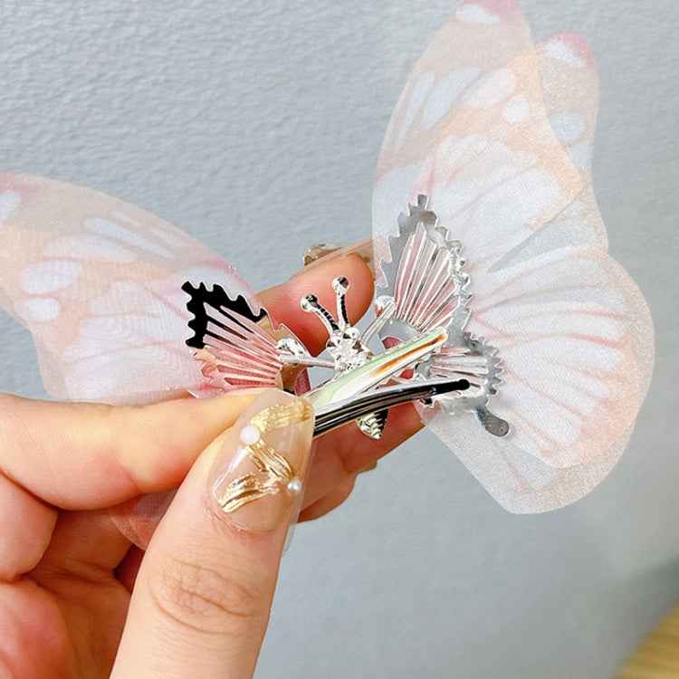 Handmade Butterfly Children Hairpin Spring Butterfly Hair Accessories