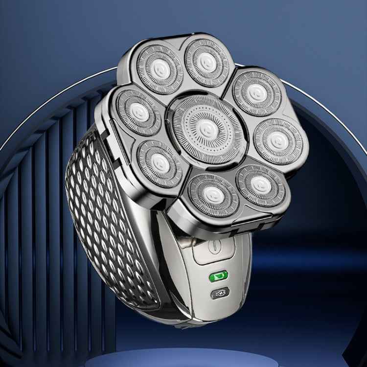 9 Knife Head Multifunctional USB Shaver Full Body Water Washing Shaver Men Hair Bald