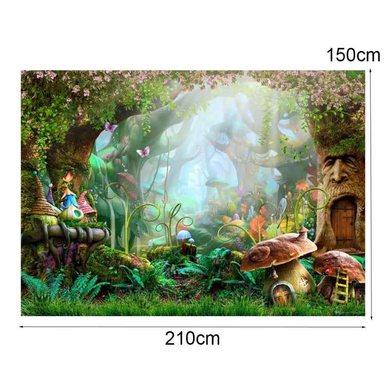 150 X 210cm Fantasy Forest Photography Background Cloth Cartoon Kids Party Decoration Backdrop