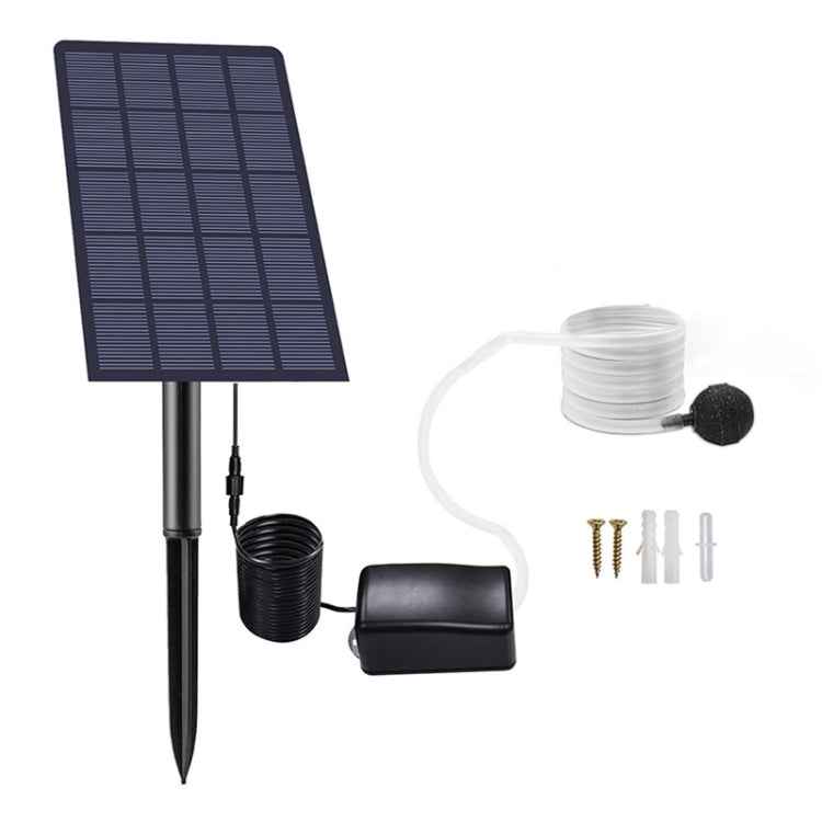 5V/2.5W Solar Direct Drive Aeration Pump Battery Free Solar Drive Oxygen Pump DC Fish Pond Aerator, Fish Pond Aerator