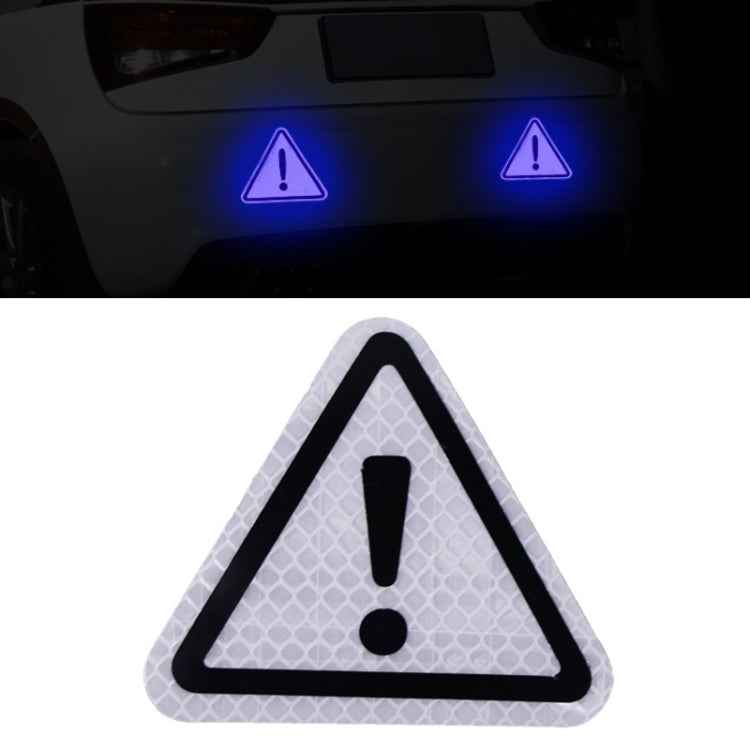 Car Tail Triangle Reflective Stickers Safety Warning Danger Signs Car Stickers