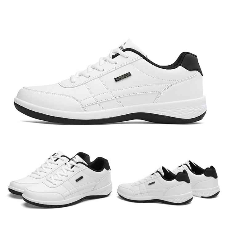 Leather Men Casual Shoes Breathable Leisure Male Sneakers All-Match Men Shoes, 38, 39, 40, 41, 42, 43, 44, 45, 46, 47, 48, 49, 50