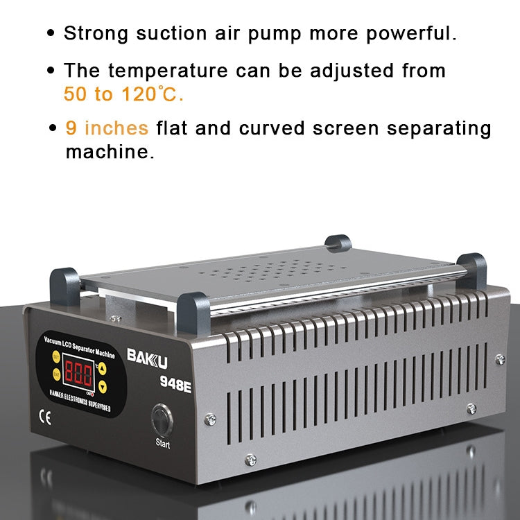 BAKU BA-948E Mobile Phone Liquid Crystal Separation Machine Flat Display Separator Heating Board