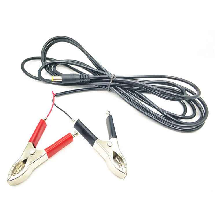 3m DC Battery Clip Line Male Head Rotary Crocodile Cable DC 12V/24V Universal Audio Connection Line, 3m
