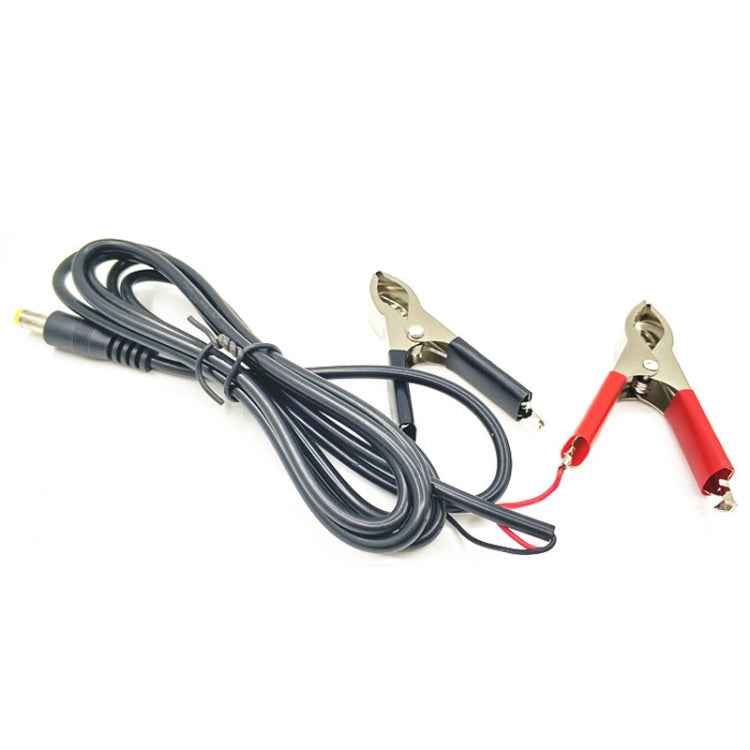1.5m 12V/24V General Battery Red Black Crocodile Wire Clip LED Power Clip Cable, 1.5m